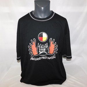 Aroland First Nation Thunder Bay Ontario Mens 2XL T Shirt Black Graphic